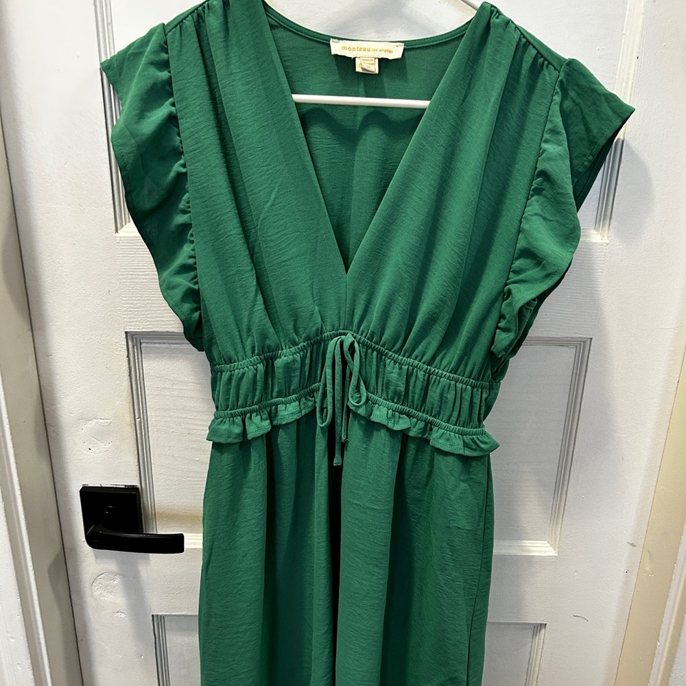 Green Dress NWOT